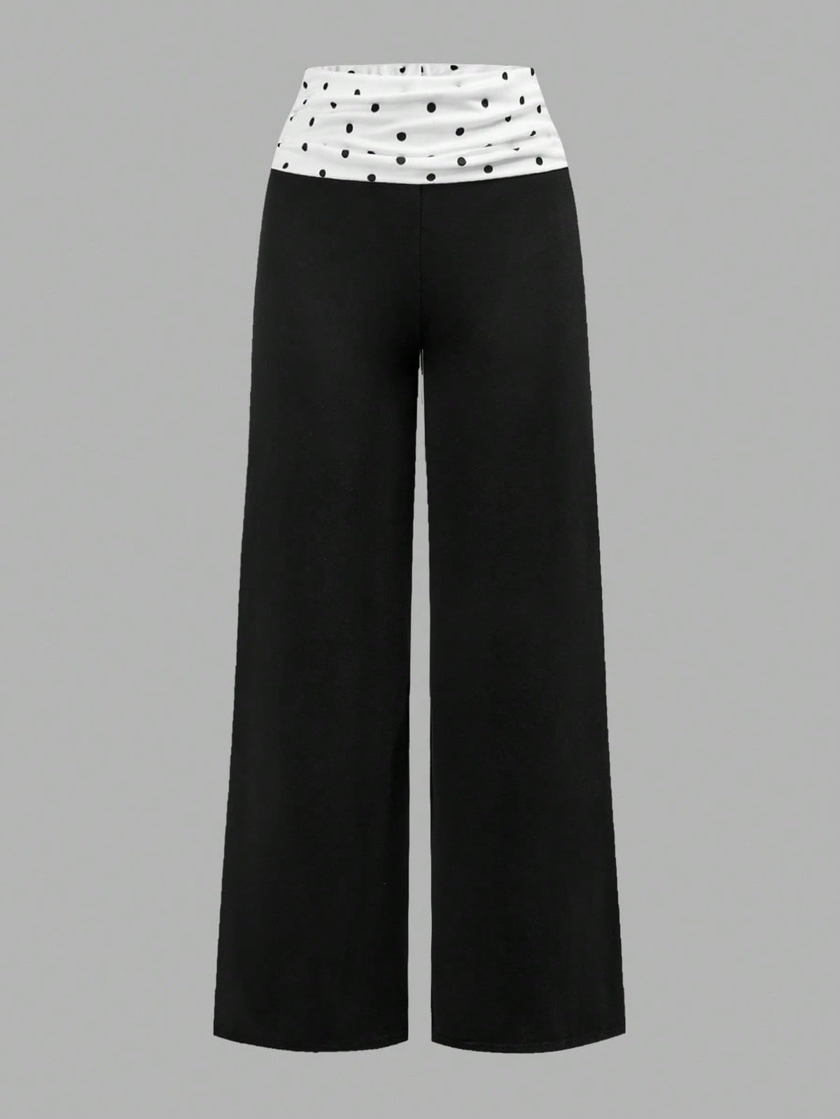 RoseSeek Girls Polka-Dot Wide-Leg Pants