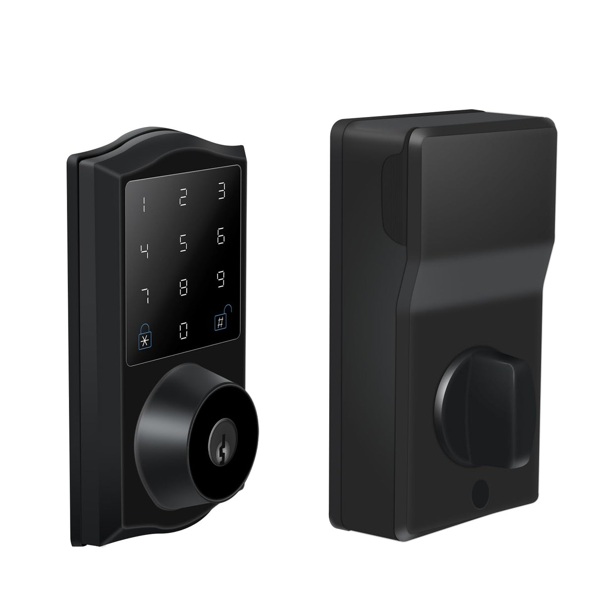 Pahama Bluetooth Deadbolt Lock, Keyless Entry Door Lock with APP Control Digital Deadbolt with App Control Keyless Entry Fingerprint Deadbolt Auto Electronic Keypad Smart Locks for Front Door