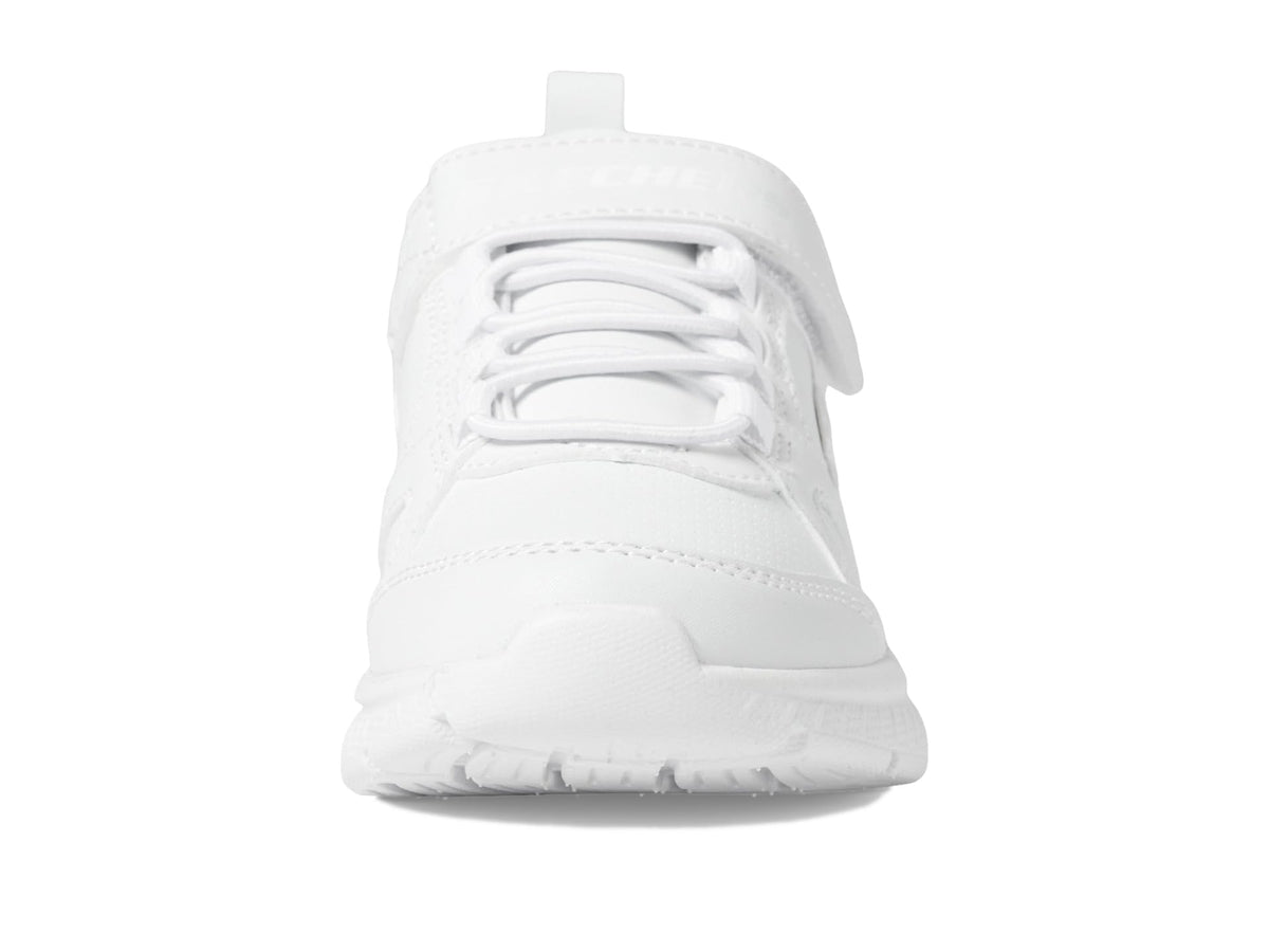 Skechers Kids Microspec Plus Sneaker, White, 3.5 Big Kid