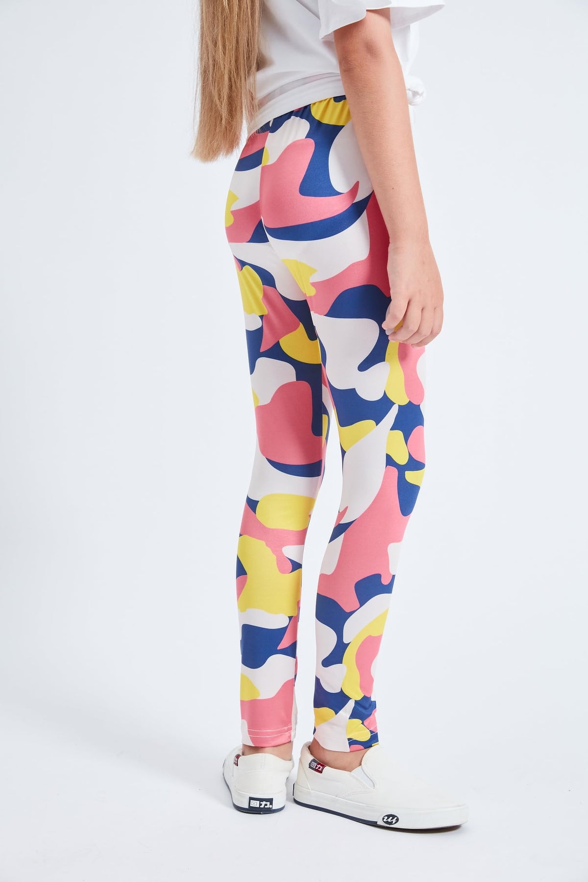 LUOUSE Little Girls Stretch Cute Yoga Leggings Kids Butter Soft Dance Pants 3-Pack Size 6T - 7T