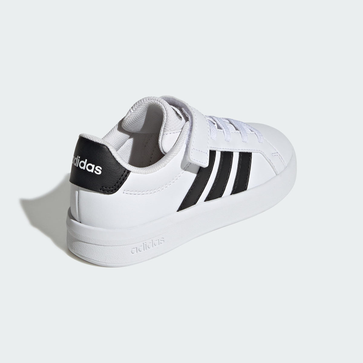 adidas Unisex-Kids Grand Court 3.0 El C, White/Black, 1