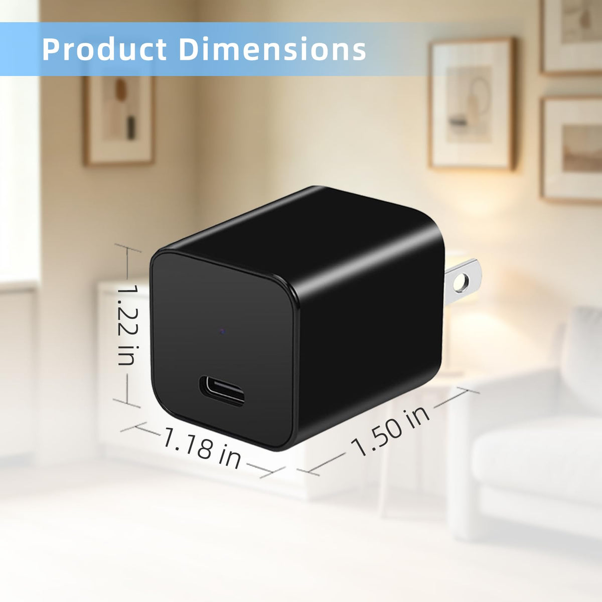 XIAOLUGL 1080p Indoor Security Camera