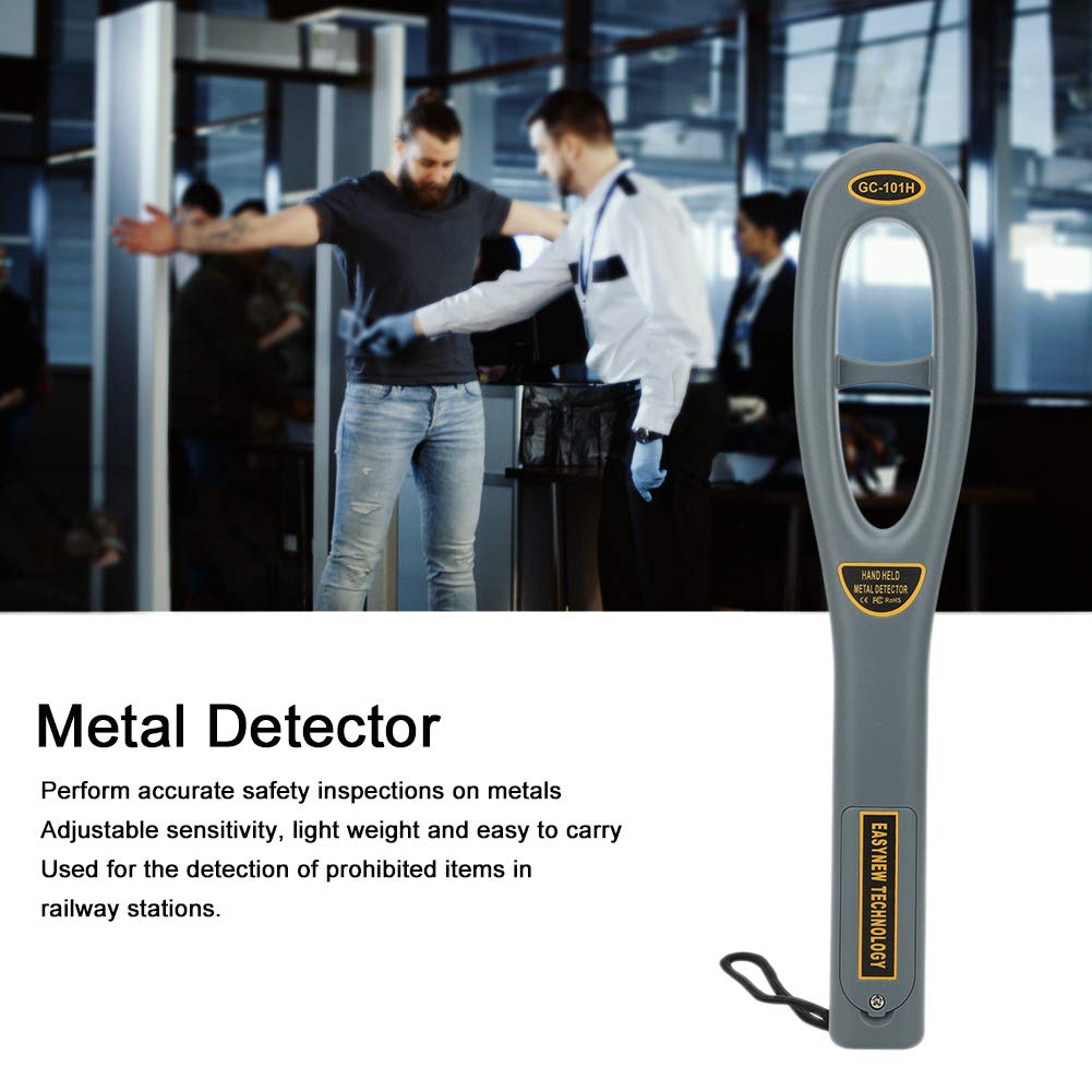Metal Detector Professional Handheld GC���101H Security Scanner Tool for Safety As