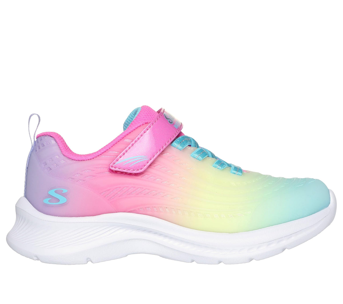 Skechers Kids Girls Jumpsters 2.0-Blurred Dream Sneaker, Pink/Multi, 13 Little Kid