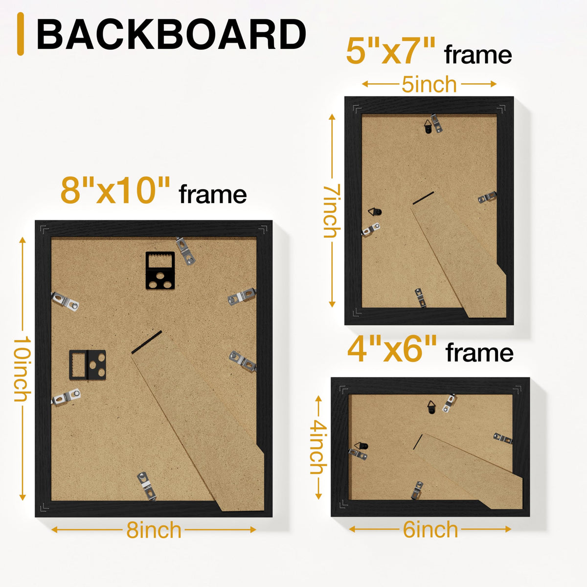 Vittanly 15 Pack Picture Frames Collage Wall Decor, Wall/Tabletop Display