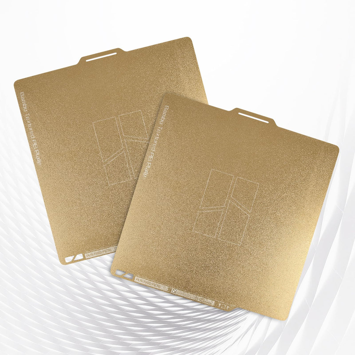 ENOMAKER Bamboo Textured PEI Build Plate for X1C/X1/P1P/P1S/A1/P2S/X2D