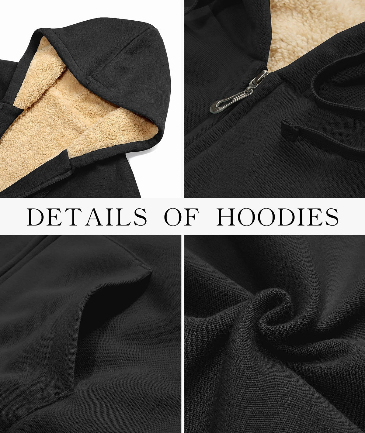 SWISSWELL Hoodies for Women Winter Fleece Sweatshirt Sherpa Lined Jacket