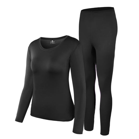 HEROBIKER Women's Thermal Underwear Set, Ultra Soft Thermal Shirt Long Johns Top Bottom with Fleece lined - Winter Base Layer Sets���XXL,