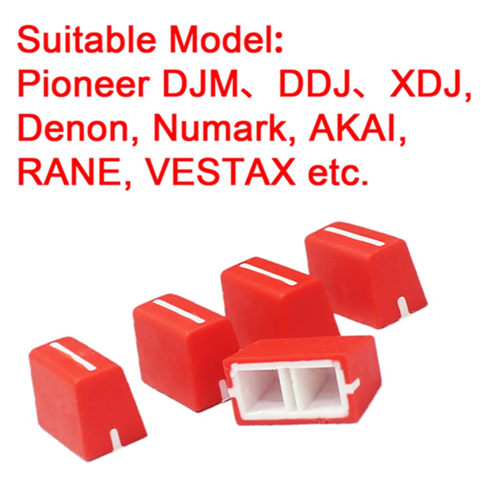 WXYINSPAS 5pcs Universal Fader Knobs Replacement Fader Cap Slider for DJ Controller Mixer Console Pioneer Pioneer DJM���DDJ���XDJ, Denon Numark AKAI RANE VESTAX (Univers
