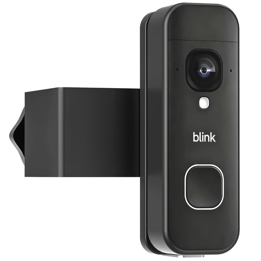 Anti-Theft Doorbell Mount for Blink Battery Doorbell 2K+, Blink Video Doorbell 1st & 2nd, Adjustable Mounting Bracket Holder Accessories, No Drill Door Bell Mount for Rentals, Apartment Door Security