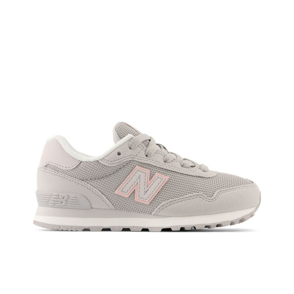 New Balance Kid's 515 V1 Lace-up Sneaker, Rain Cloud/Pink Haze, 13 Little Kid