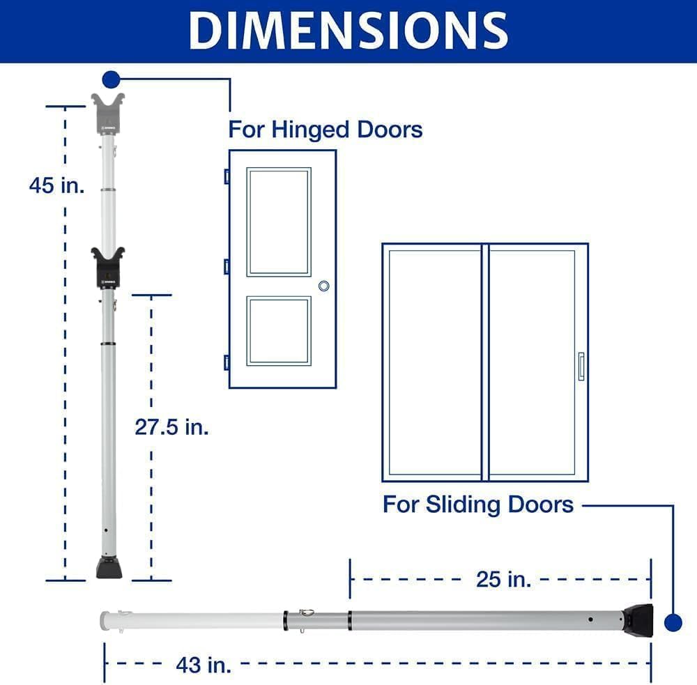 BRINKS Alarm Door Security Bar