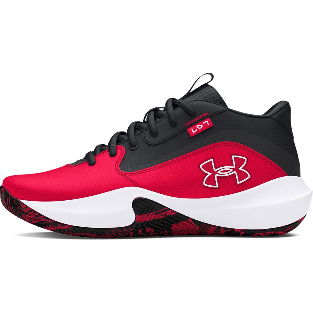 Under Armour Unisex Grade School Lockdown 7, 600 RED, 7