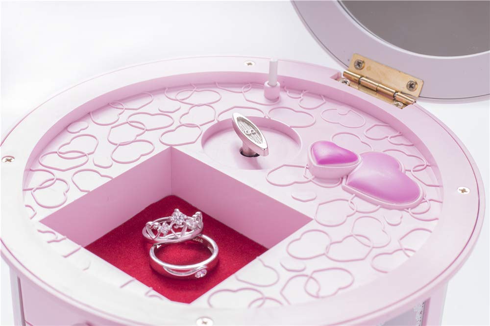 Girls Musical Jewelry Box for Kids Little Girl Gifts Cute Toddler Music Box
