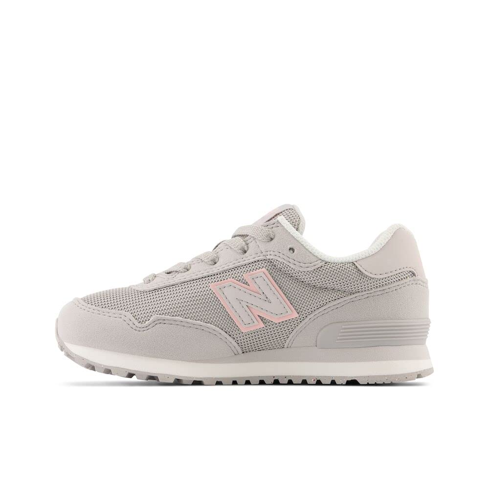 New Balance Kid's 515 V1 Lace-up Sneaker, Rain Cloud/Pink Haze, 13 Little Kid