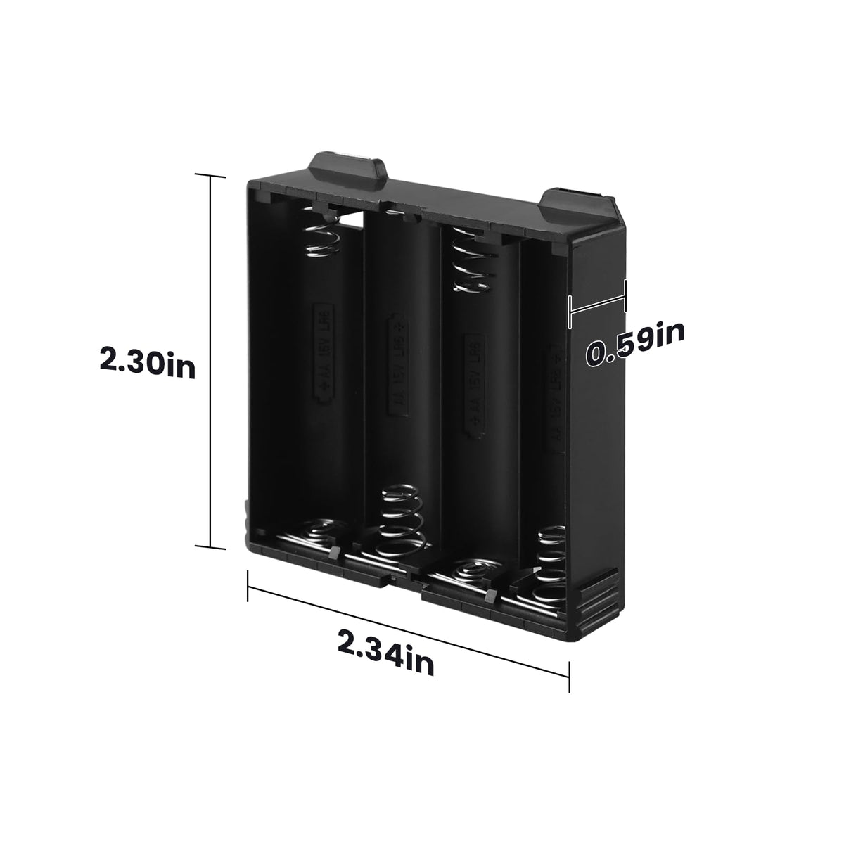 Perfect Pairz 83581 Top Battery Holder for Kwikset Series SmartCode Deadbolts Replacement Part, 4 AA Battery Holder, Smart Keypad Deadbolts Battery Pack Holder