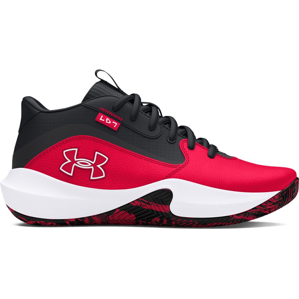 Under Armour Unisex Grade School Lockdown 7, 600 RED, 7