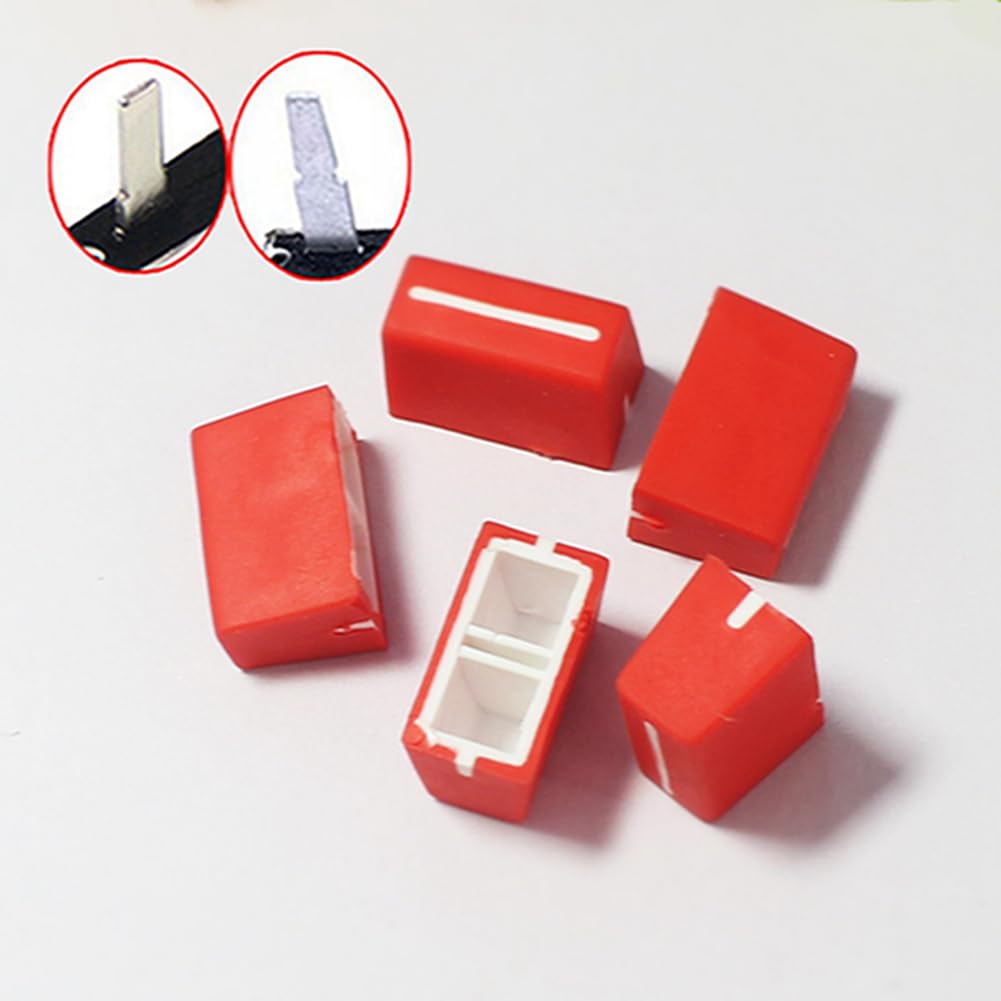 WXYINSPAS 5pcs Universal Fader Knobs Replacement Fader Cap Slider for DJ Controller Mixer Console Pioneer Pioneer DJM���DDJ���XDJ, Denon Numark AKAI RANE VESTAX (Univers