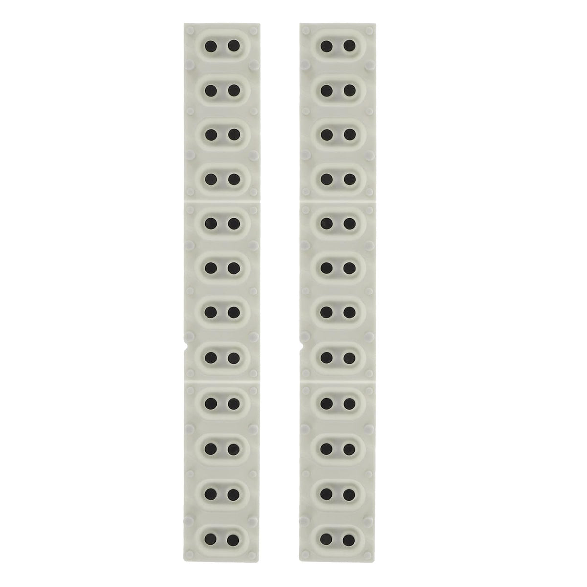 LALADEFIEE 2pcs Conductive Rubber Contact Strip - Silicone Key Contact Pad for Electronic Keyboard Button Repair Digital Piano Rubber Replacement Accessory 12-Key