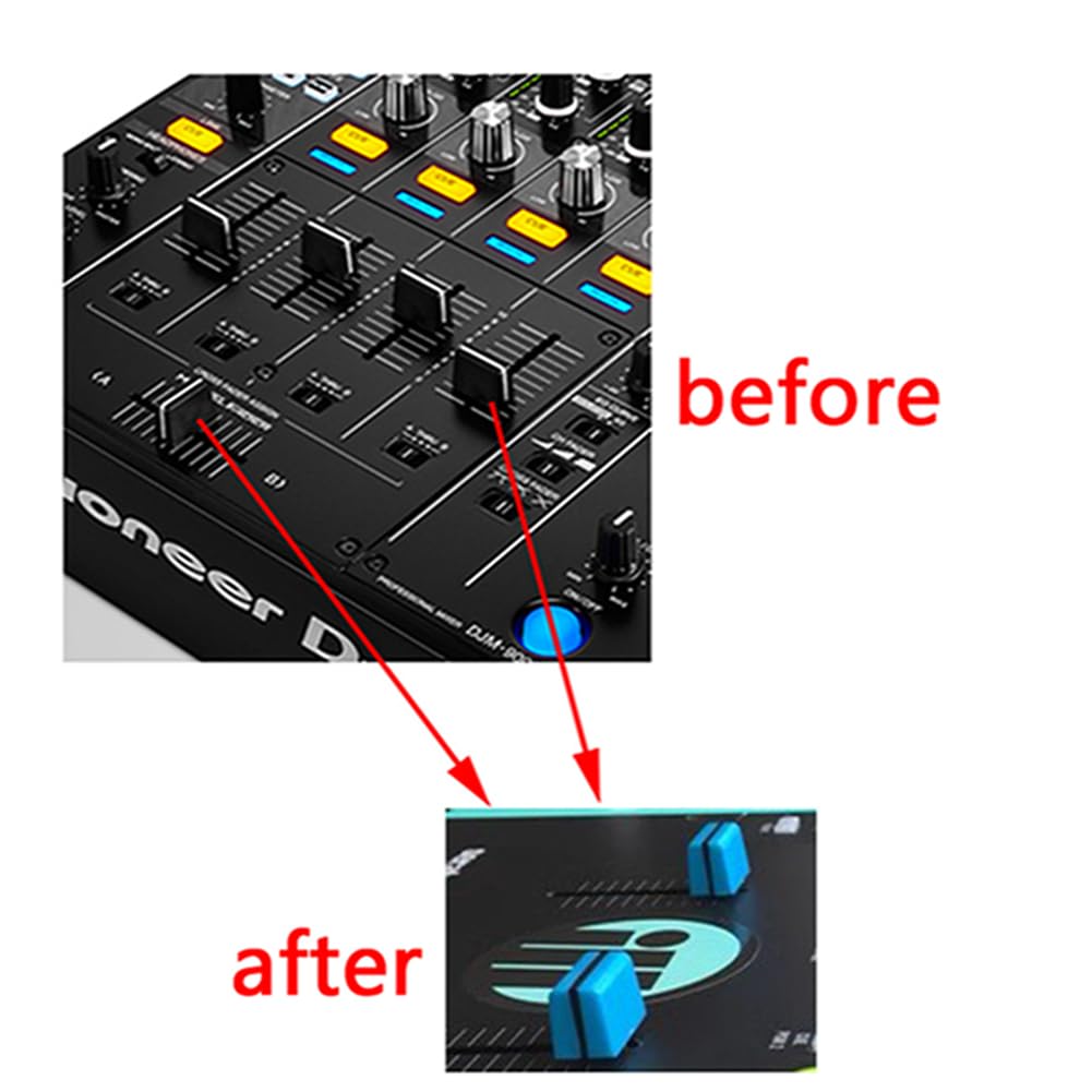 WXYINSPAS 5pcs Universal Fader Knobs Replacement Fader Cap Slider for DJ Controller Mixer Console Pioneer Pioneer DJM���DDJ���XDJ, Denon Numark AKAI RANE VESTAX (Univers