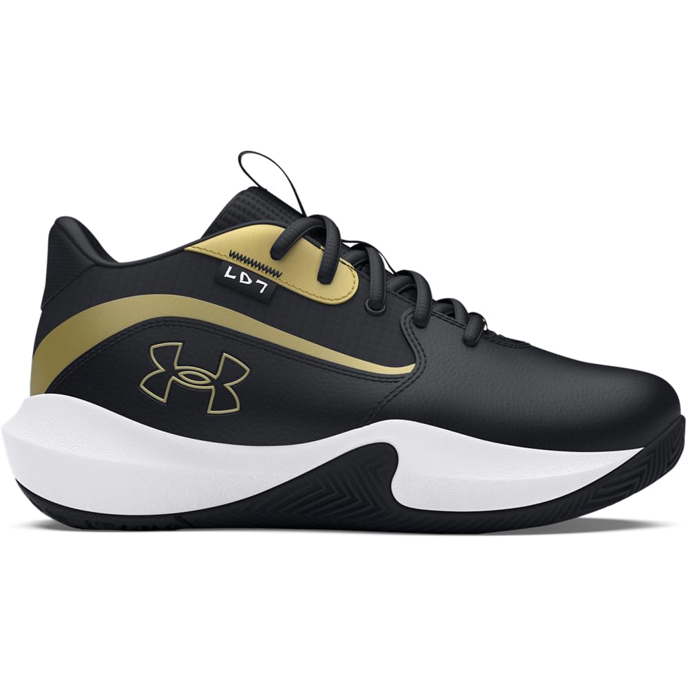 Under Armour Unisex Pre School Lockdown 7, 001 Black, 2.5