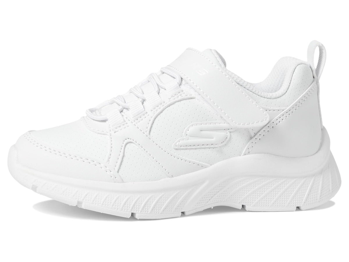 Skechers Kids Microspec Plus Sneaker, White, 3.5 Big Kid