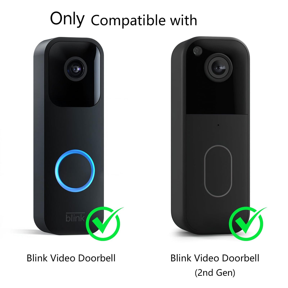 Wireless Doorbell Chime Compatible with Blink Video Doorbell (1st/2nd Gen)