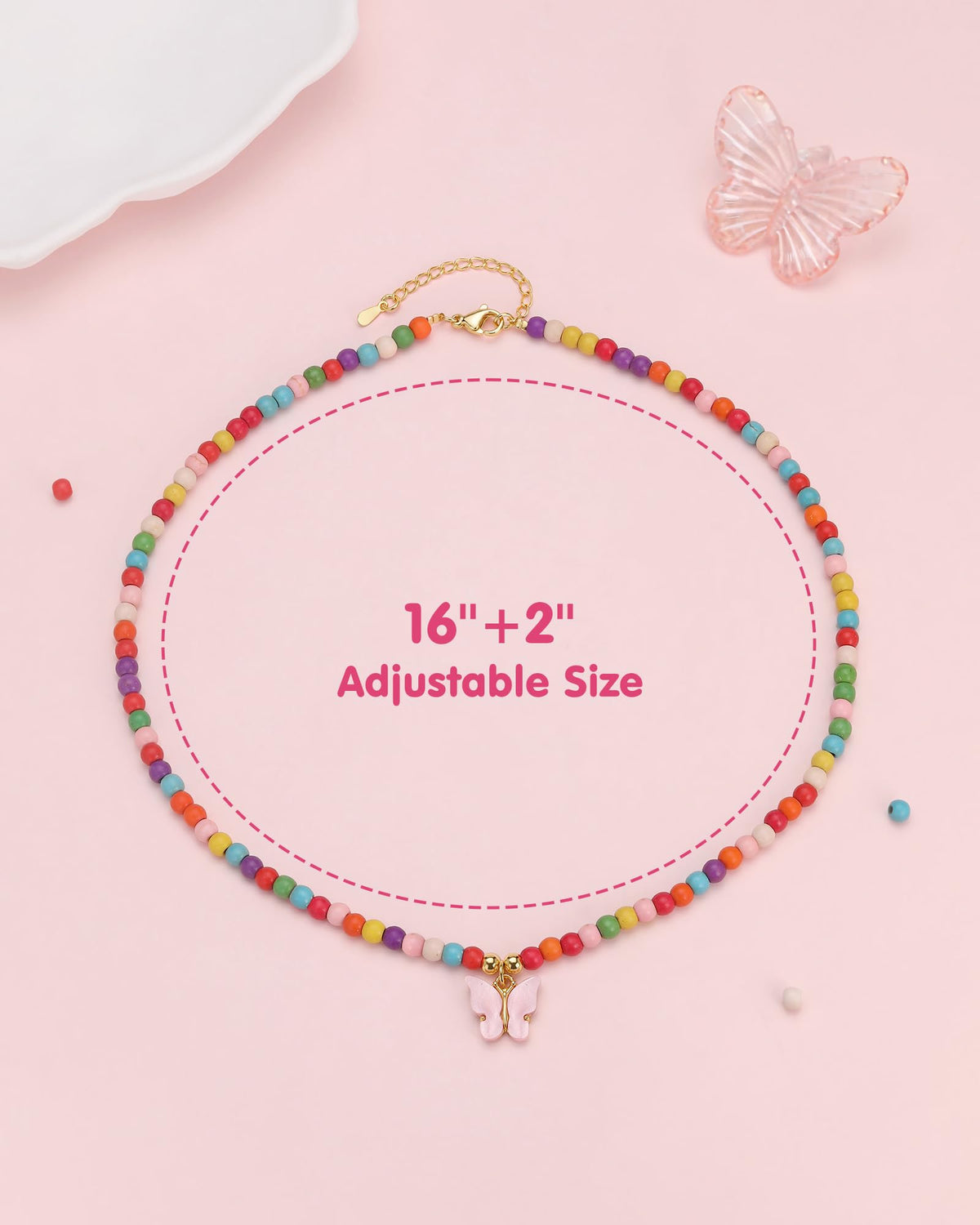 Kidbbi Necklace for Little Girl Kids Jewelry 4 5 7 6 8 12 Year Old Gifts