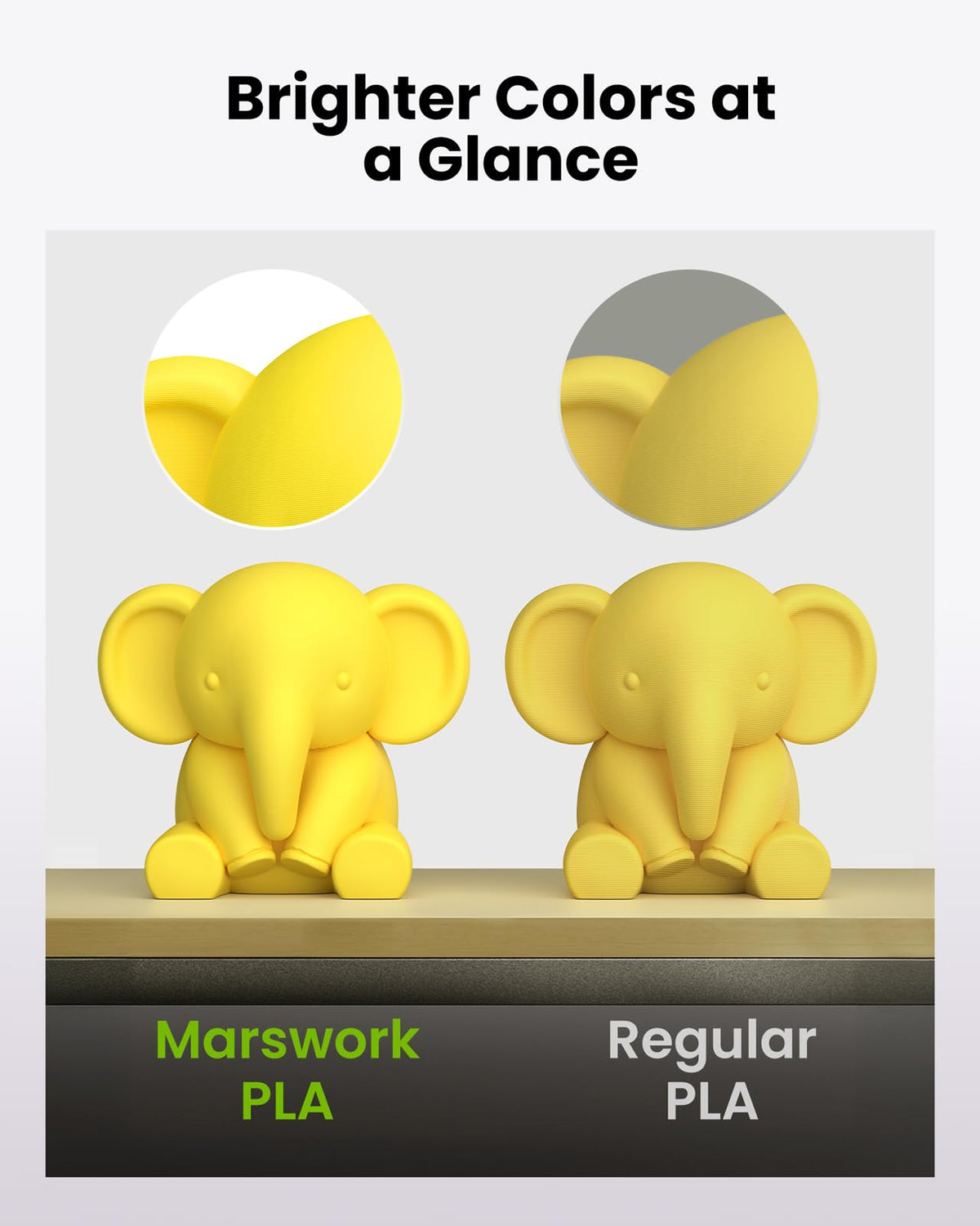MarsWork Pre-Dried PLA Basic, 8 x 250g Bundle for Bambu Lab 3D Printers