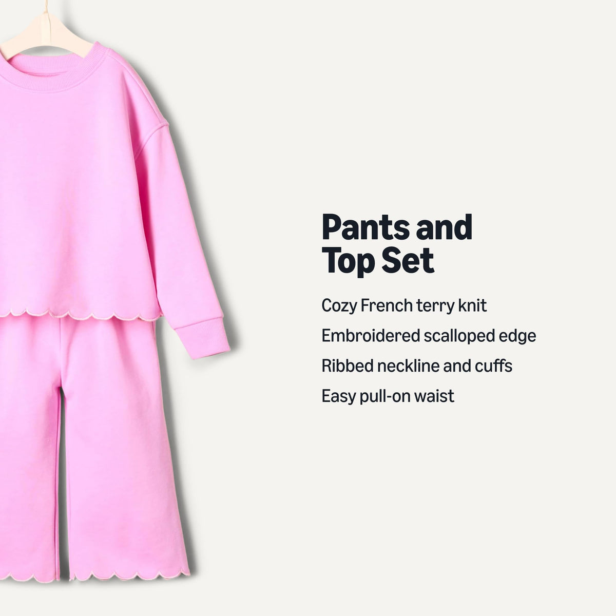 Amazon Essentials Girls Scalloped Set