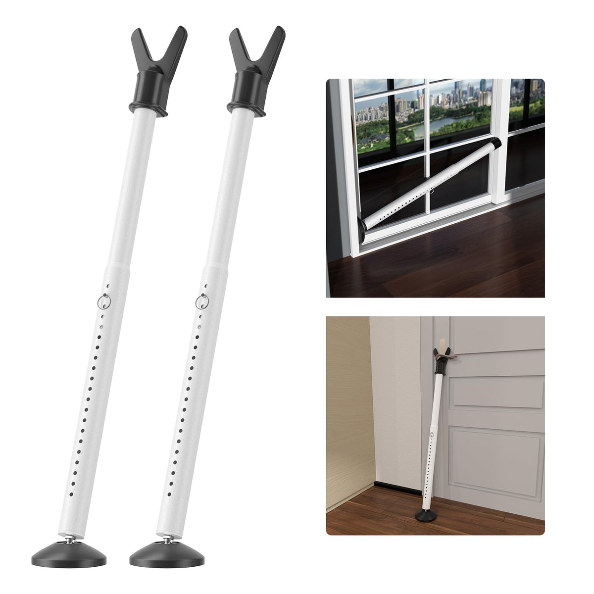 Keplrend Door Security Bar Two-Pack