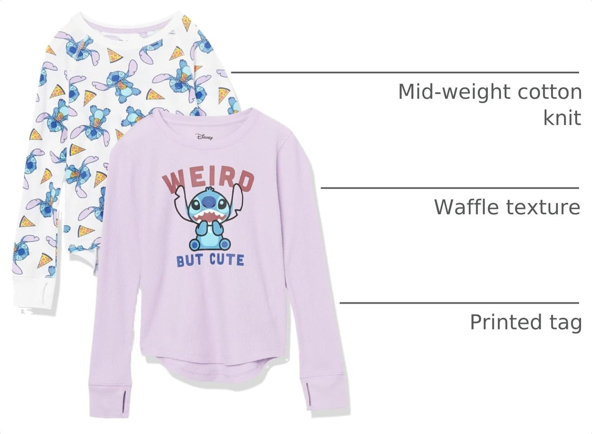 Amazon Essentials Girls Thermal Two-Pack