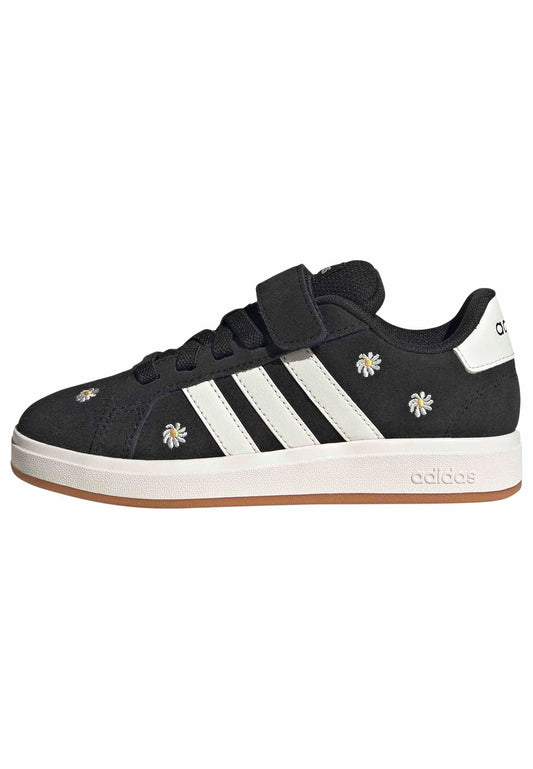 adidas Unisex-Kids Grand Court 00s, Black/Off White/Gum, 2