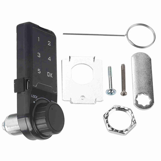Rcniso Smart Deadbolt Lock, ABS Touch Keypad Lock Short Appearance Wide Application for Agent (Installation Size L=30)