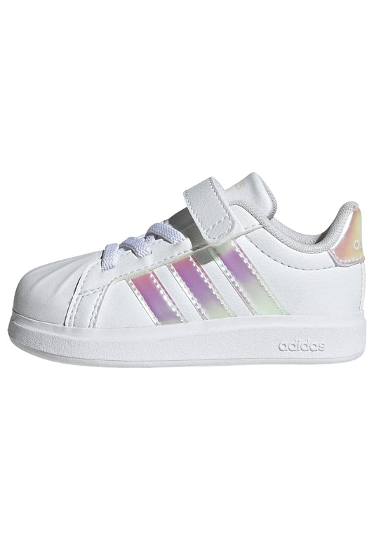adidas Unisex-Baby Streetalk, White/Iridescent/White, 6.5