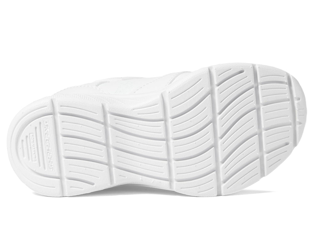 Skechers Kids Microspec Plus Sneaker, White, 3.5 Big Kid