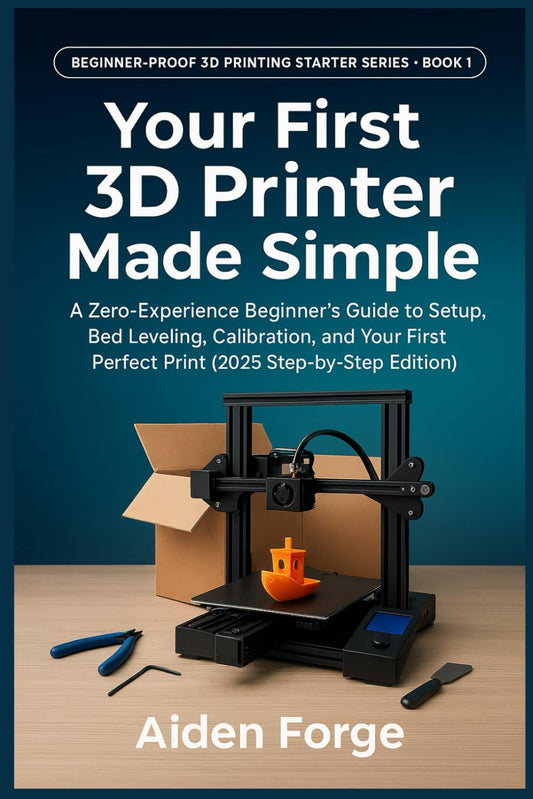 Your First 3D Printer Made Simple: A Zero-Experience Beginner���s Guide to Setup, Bed Leveling, Calibration, and Your First Perfect Print (2025 ... (Beginner-Proof 3D Printing Starter S