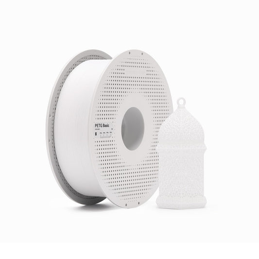 Bambu Lab PETG 3D Printer Filament 1.75mm RFID 1kg with Spool, White