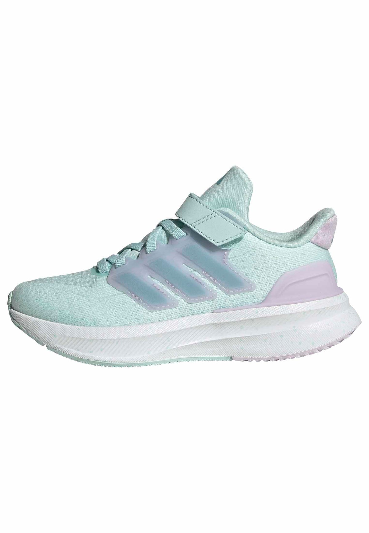 adidas Unisex-Kids Ultrarun 5 Elastic Lace, Halo Mint/Mint Ton/Ice Lavender, 1