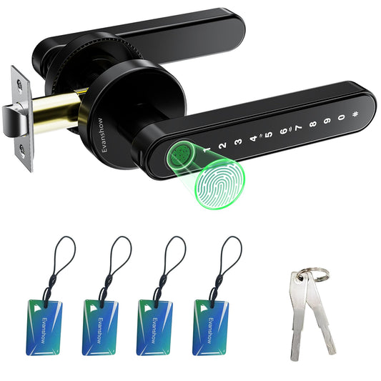 Evanshow Fingerprint Keypad Door Lock