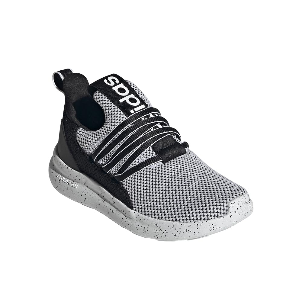 adidas Unisex-Kids Lite Racer Adapt 7.0, White/Black/Black, 2
