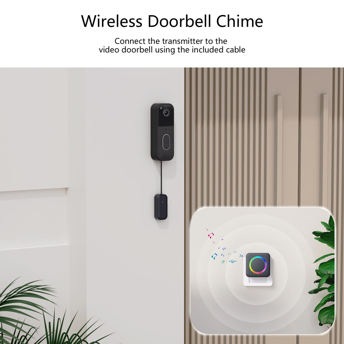 Wireless Doorbell Chime - Compatible with Blink Video Doorbell and Blink Video Doorbell (2nd Gen) (1 Video Doorbell Extender 1 Receiver�
