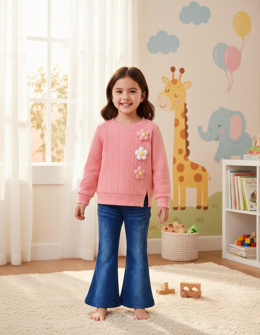 Renotemy Toddler Girl Clothes 3-4T Winter Little Girls Outfits Fall Gifts