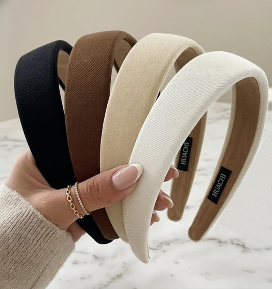 Huachi Headbands for Women Non Slip Trendy Headbands for Women���s Hair 1 inch Wide, Fall Head Bands Cute Headband for Girls Elastic Hair Bands for Womens Fashion Accessories Gift
