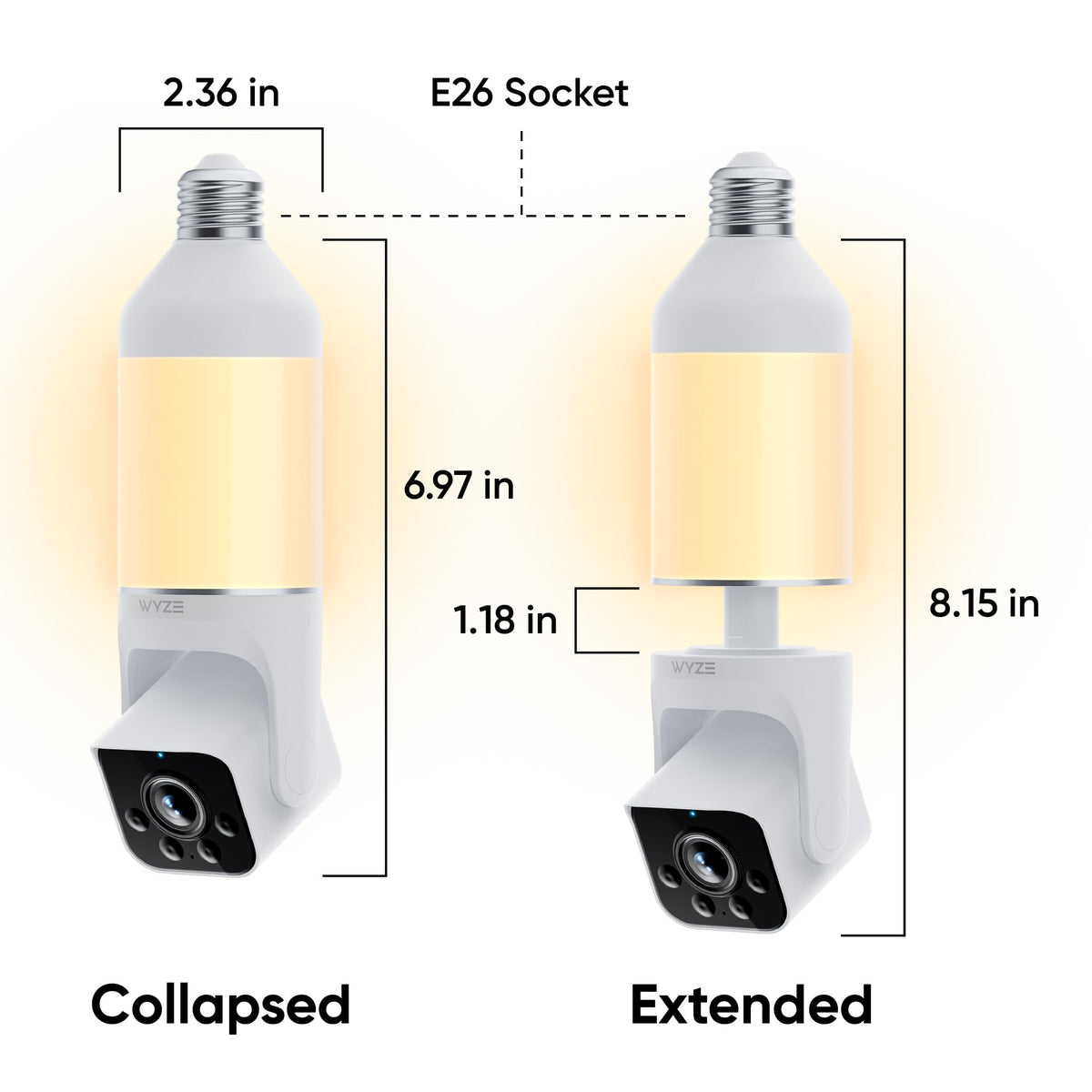 Wyze 2K Bulb Security Camera