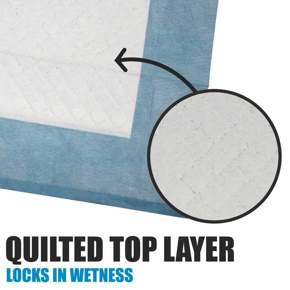 BV Puppy Pads Leak-Proof 100 Count 22"x 22" - Absorbent Pee Pads for Dogs with 6-Layer Design, Rapid Dry Sheet & Built-in Attractant - Dog Pad with Odor Control, Perfect for Puppies & Senior Dogs