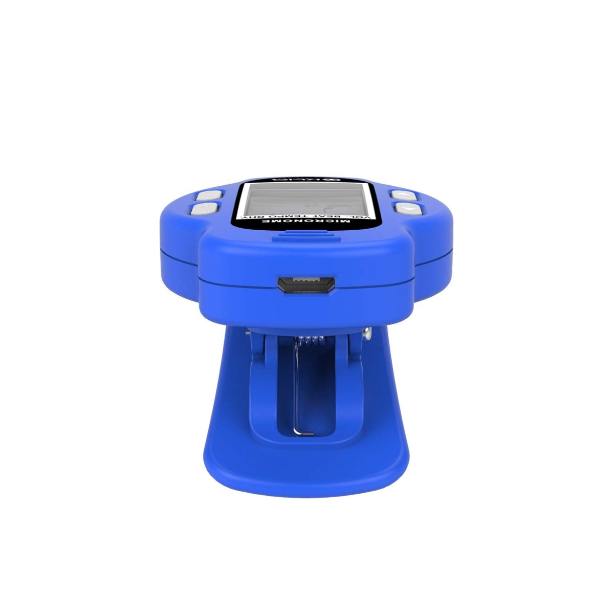 KLIQ MicroNome - Mini Rechargeable Digital Metronome - with Speaker (Digital Volume, Beat and Tempo Adjustment) Designed for use with Piano, Guitar, Saxophone, Flute, Violin, Drum (Blue)