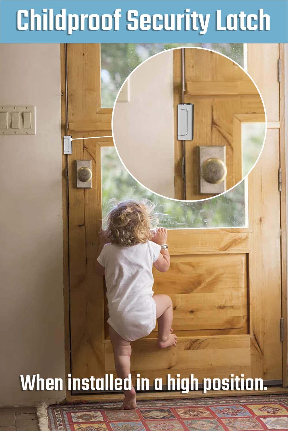 GreaTalent Silver Door Reinforcement Lock