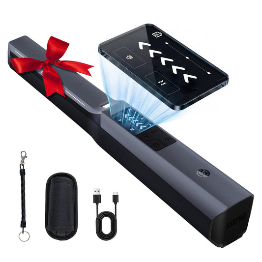 SUNPOW Metal Detector Pinpointer Rechargeable with LCD Screen ��� Adjustable Sensitivity, 4 Modes, IP68 Waterproof Handheld Metal Detector Wand for Adults & Kids ï¿