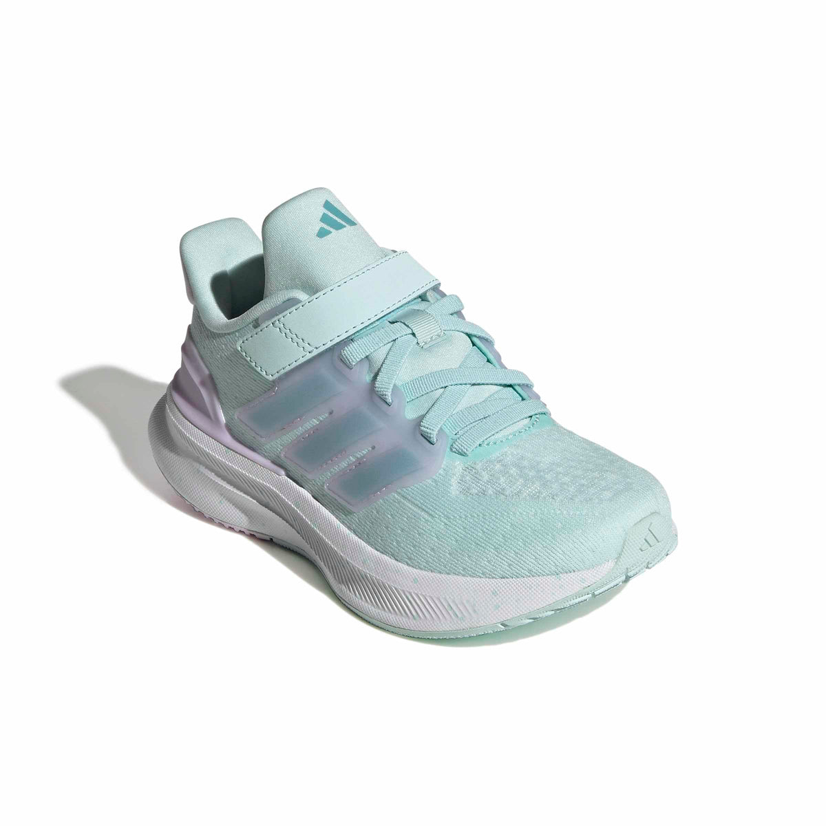 adidas Unisex-Kids Ultrarun 5 Elastic Lace, Halo Mint/Mint Ton/Ice Lavender, 1